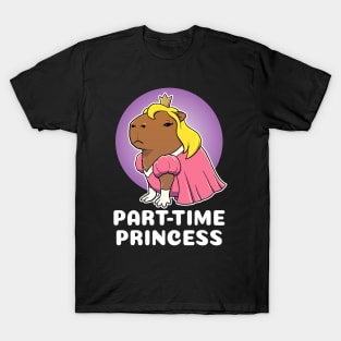 Part-time Princess Capybara Costume T-Shirt